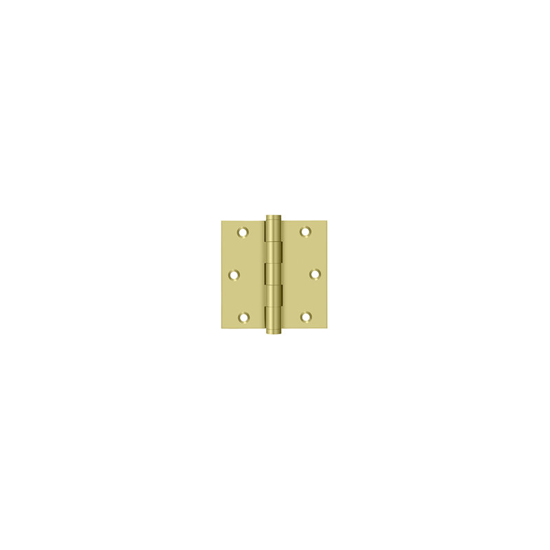 102'' x 102'' Butt Bearing Hinge, Polished Brass