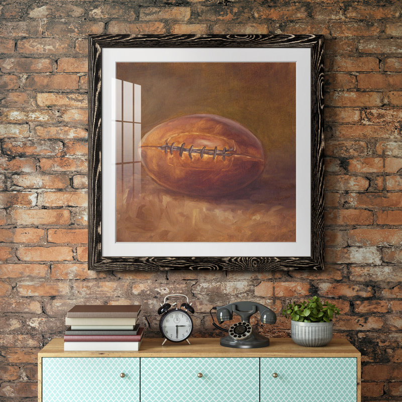 «Rustic Sports IV», reproduction encadrée de qualité supérieure - prête à être accrochée, H 22,5 po x l 22,5 po x P 1,5 po