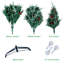 Arbre de Noël artificiel avec guirlandes de lumières DEL-930530743