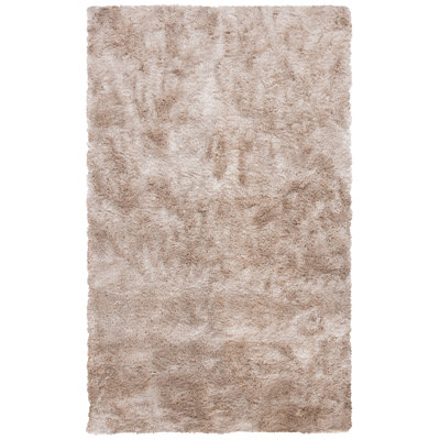 Jewell Handmade Tufted Dark Beige Area Rug