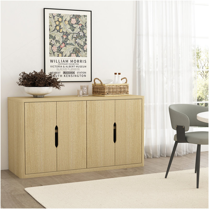 Buffet 60 po en chêne naturel Rivington, Chêne