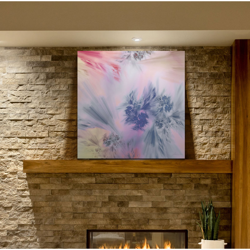 «Whisper IV», peinture, H 24 po x l 24 po x P 1,5 po, Toile tendue