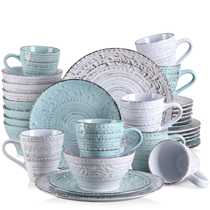 32 Piece Dinnerware Set, Service for 8