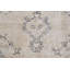 Tapis décoratif en laine noué à la main de conception unique des années 1960 Ivoire 6 pi 10 po x 9 pi 9 po