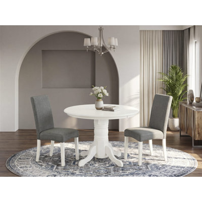 Wroblewski Solid Wood Solid Wood Top Pedestal Dining Set