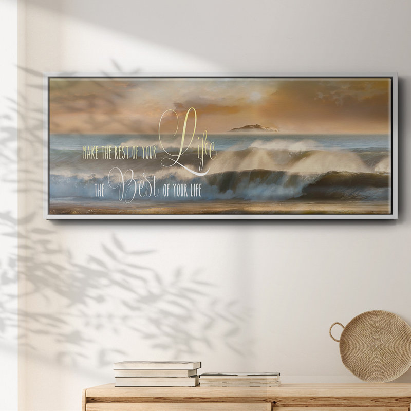 Best of Your Life - toile encadrée, H 24 po x l 60 po