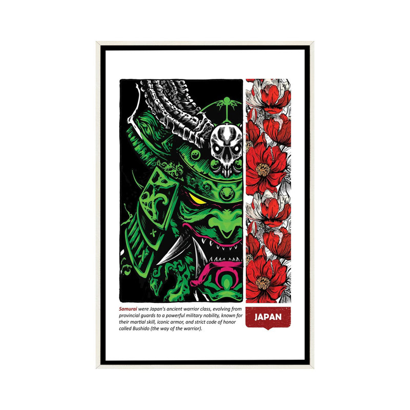 Japon IV - reproduction d'art murale - toile encadrée, H 60 po x l 40 po, Impression sur toile flottante sans passe-partout