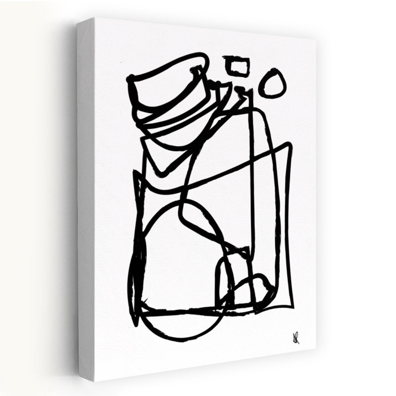 Art contemporain contemporain abstrait, H 24 po x l 16 po