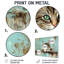 Chat rétro Playful Kitty II - animaux, impression murale en métal-1603488142