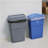Plastic Open Kitchen Trash Can - 23 Gallons