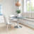Round Marble Top Metal Base Dining Table-70696425-133395292