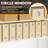 Foldable Bed Sheet Organizer For Linen Closet, XL Sheet Storage Container With Window