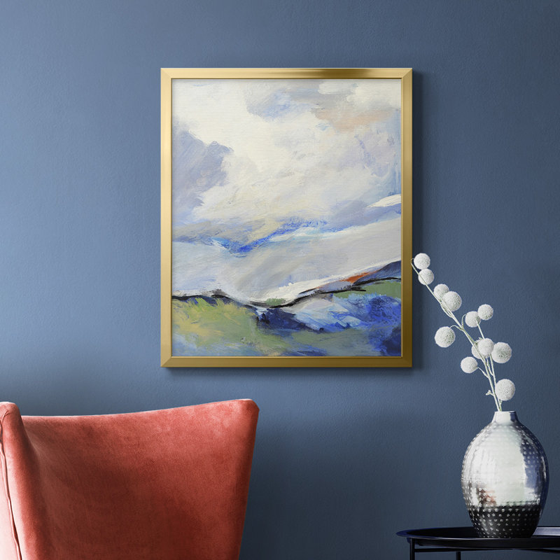 Autour de la toile encadrée de qualité supérieure III - prête à être accrochée, Or, H 20 po x l 16 po