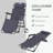 Folding Chaise Lounge Chair with Pillow and Pocket-1379652292