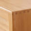 Rangement pour chaussures en bois massif Burlywood