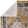 Bernell Persian Medallion Black/Gold Area Rug