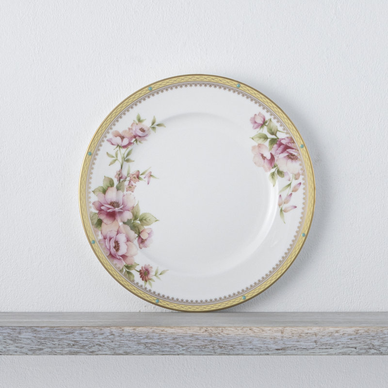 Hertford Multi-Color Porcelain Floral 5-Piece Place Setting