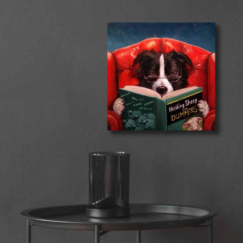 «Herding Sheep» par Lucia Heffernan, art mural en verre acrylique, H 12 po x l 12 po x P 0,13 po