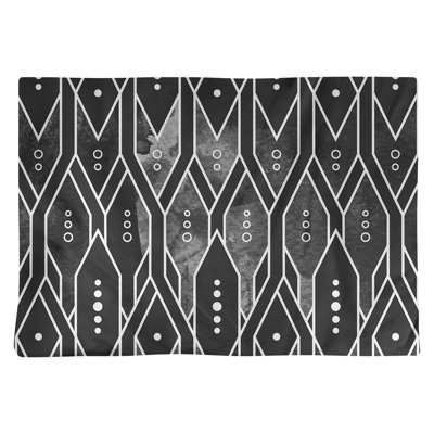 Polyester Geometric Rectangle Placemat