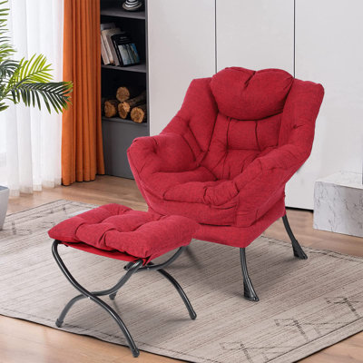 Cyntha 28.5" Wide Lounge Chair and Ottoman