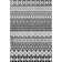 Premium Machine Washable Prisco Black Rug
