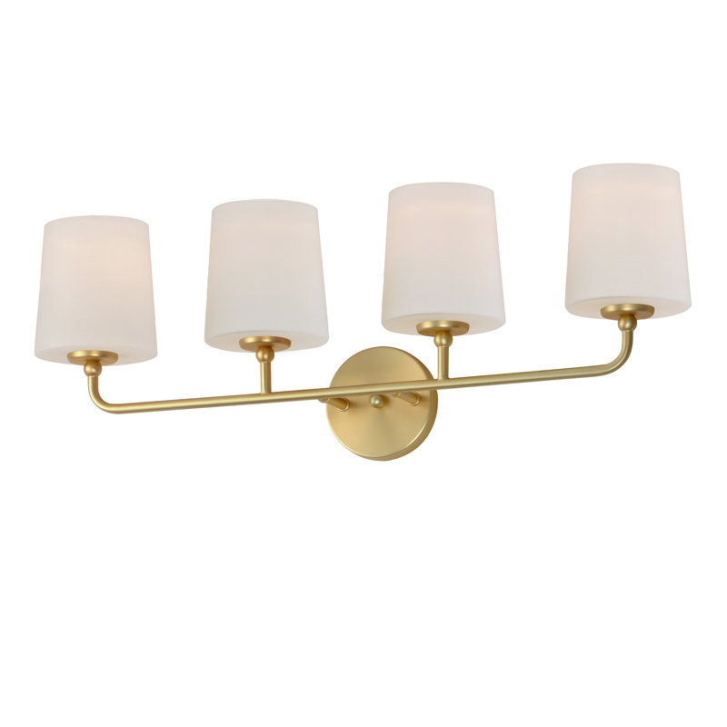 Arkady 4 - Light Dimmable Vanity Light, Satin Brass