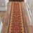 Homeline Non-Slip Rubberback Oriental Indoor Runner Rug, Dark Red-397911909