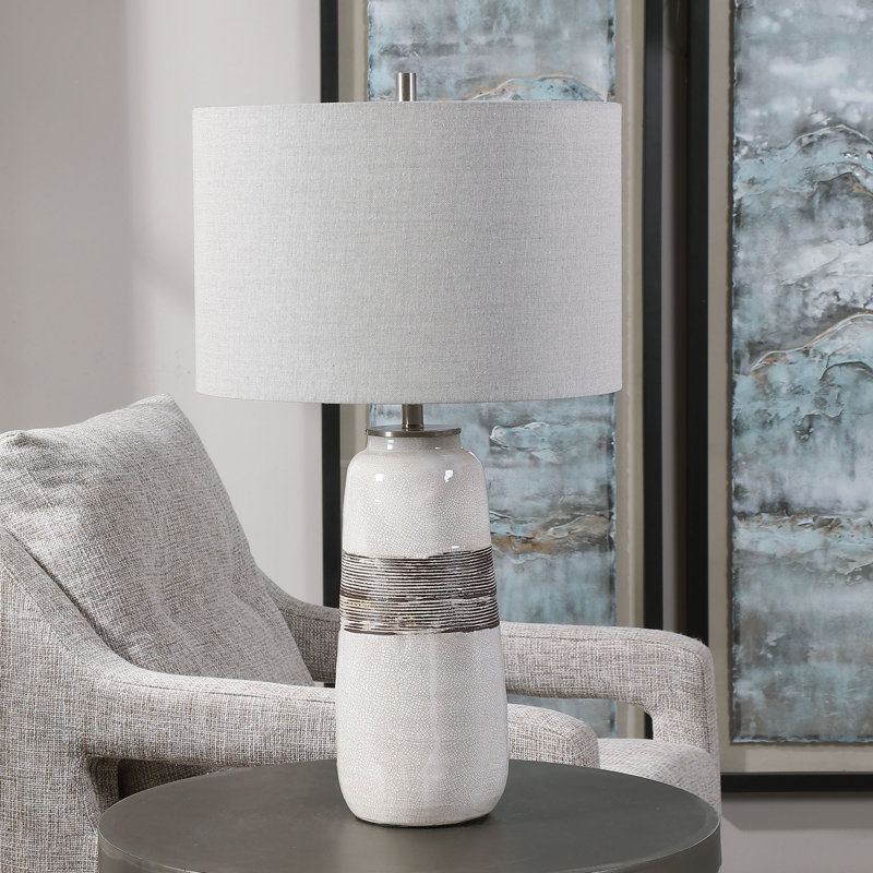 Lampe de table blanc cassé 26,5" Stallworth