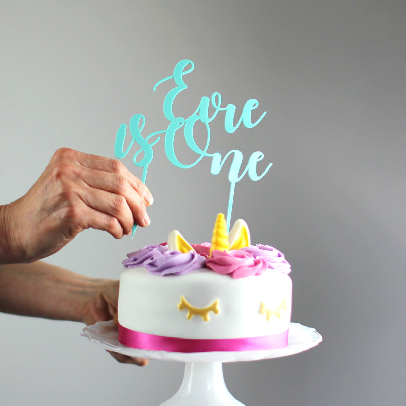 First Birthday Cake Topper, Personalised, null