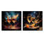 Joyful Bubbles - Ensemble de 2 collages carrés vin et champagne-1331248351-1331248352