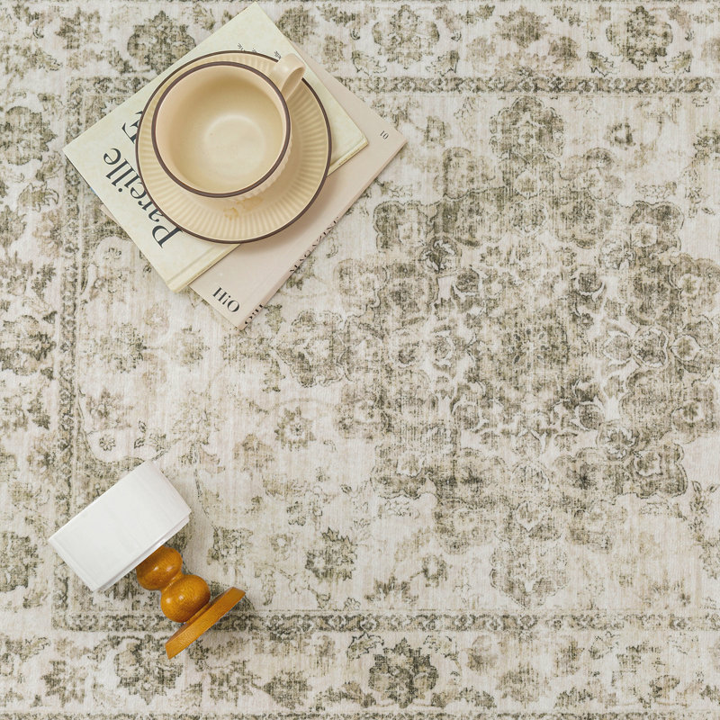 Tapis oriental brun Girven, Tapis de couloir 2 pi 3 po x 7 pi 6 po