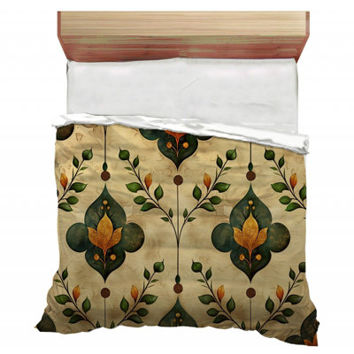 Édredon Botanical Illustration Bedding Art Natural Elements_12182