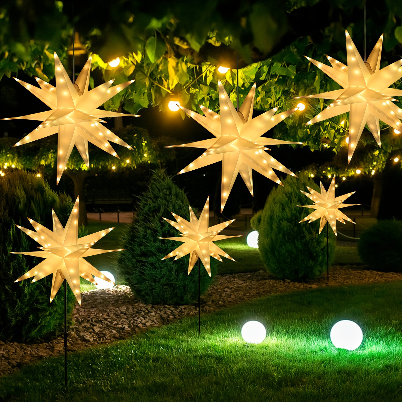 23" Color-Changing Moravian Star Light