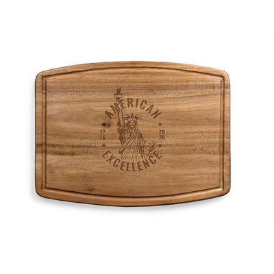 America250 Ovale Acacia Cutting Board