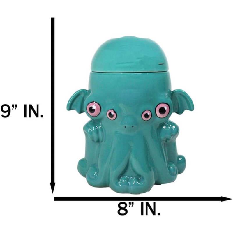 Pot à biscuits en céramique Mythologique dieu Cthulhu Kraken