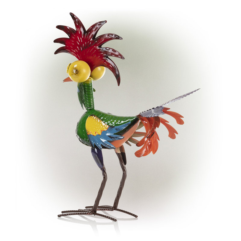 Animals Weather Resistant Metal Plastic Garden Statue