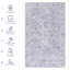 Tapis bleu lavable MAVAL 96 * 60 pouces (bleu + crème, 96 * 60 pouces)-501618262-501618267