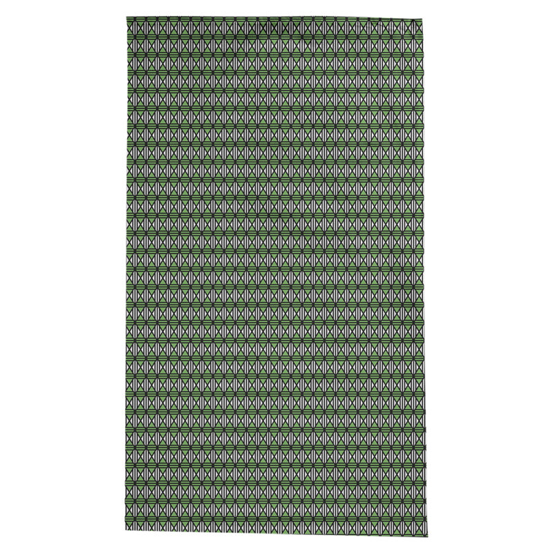 Nappe losanges doublés Leffel, Noir / vert