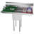 31 " L x 22 " W Silver Freestanding Service Sink