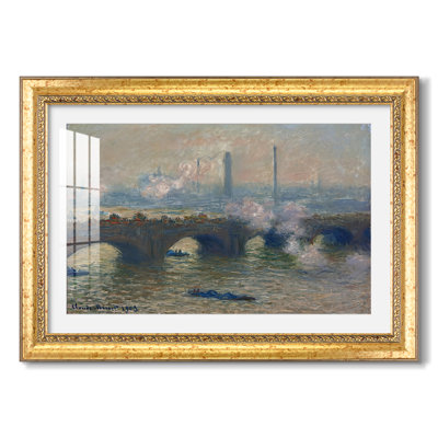 Waterloo Waterloo, Gray Day, 1903 - Claude Monet - Toile encadrée sur mesure