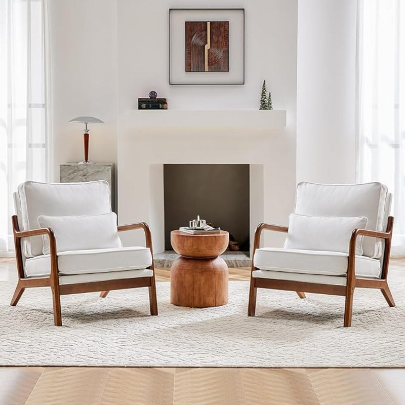 Chaise d'appoint moderne Mid Century