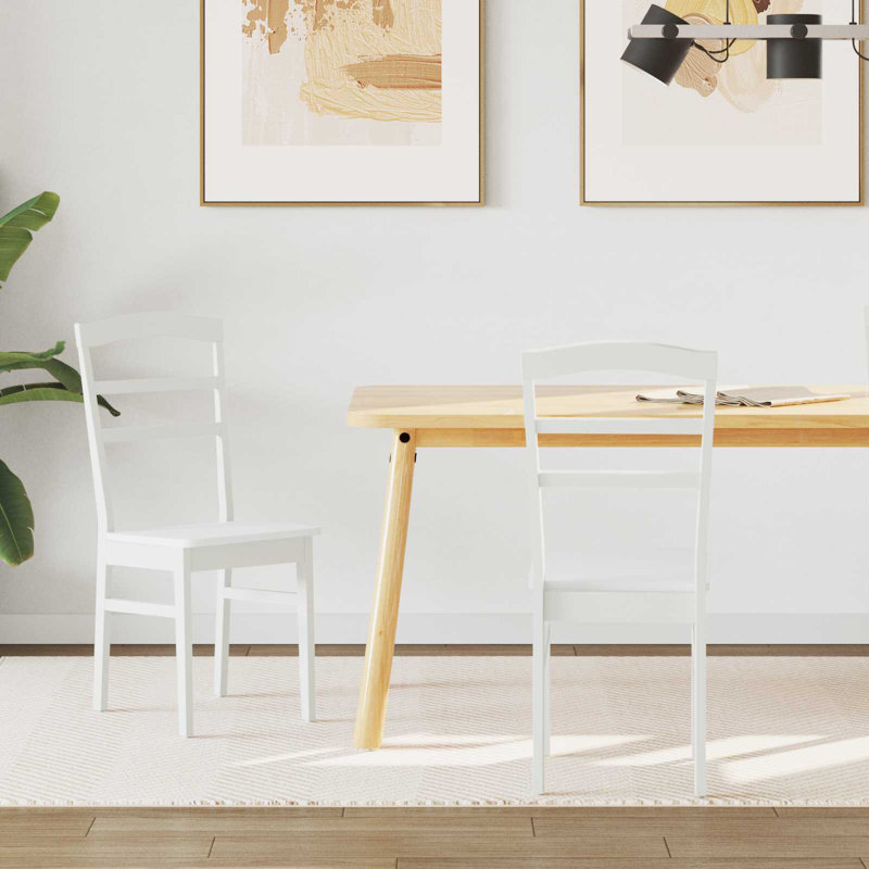 Tamotsu Solid Wood Accent, White