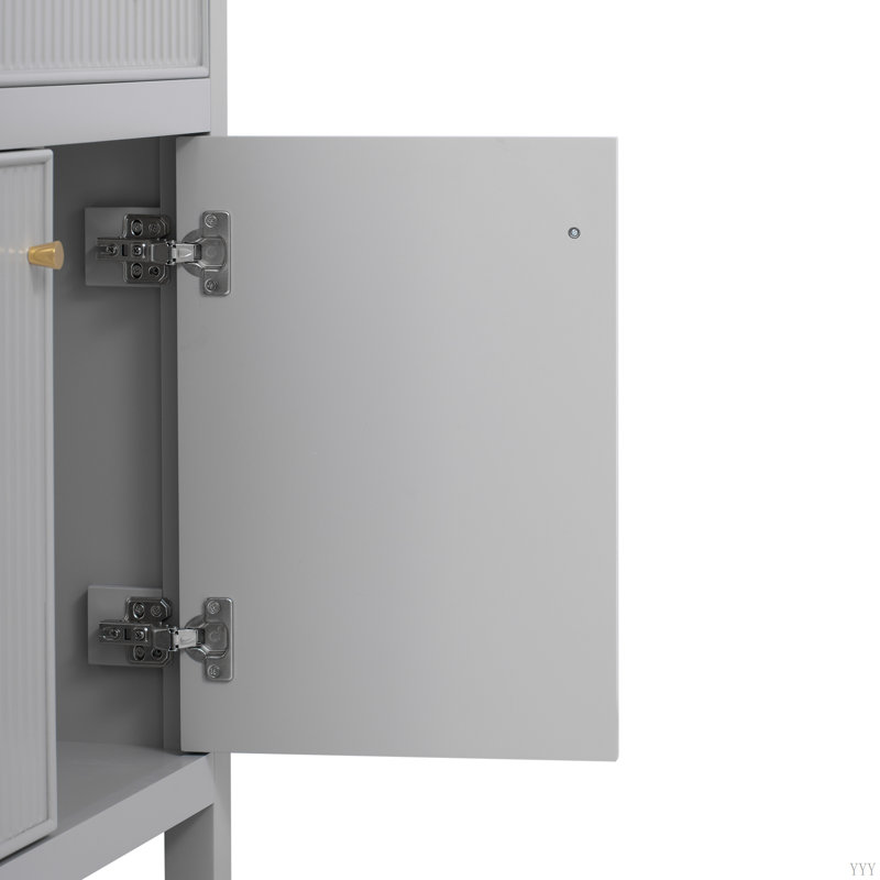 Ensemble de meuble-lavabo sur pied 60 po avec lavabo en céramique 60 po