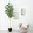108 " H Faux Eucalyptus Tree in Plastic Pot Liner