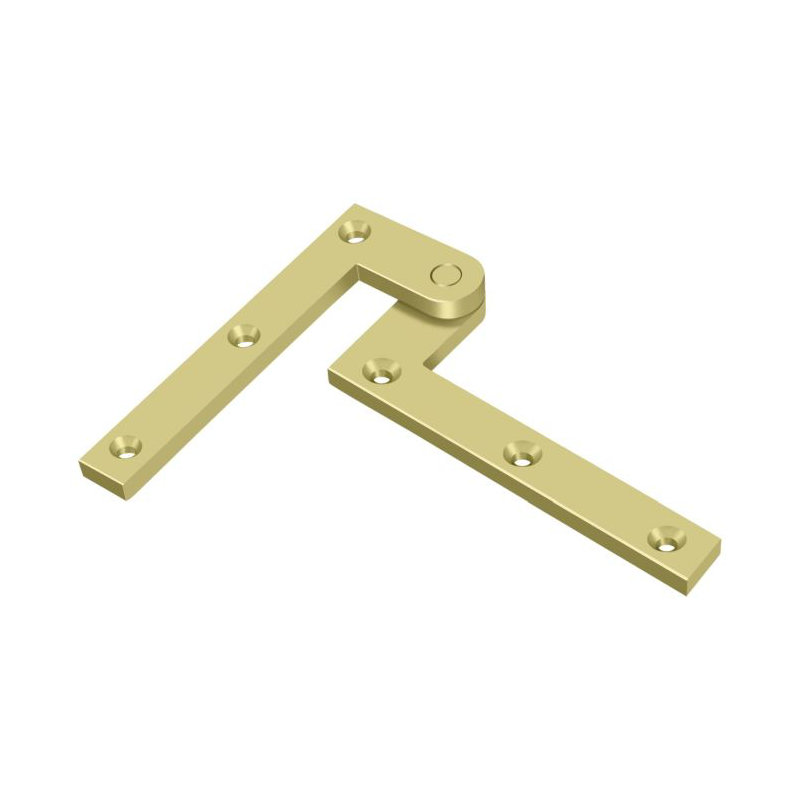 99'' x 16'' Butt Bearing Hinge, Polished Brass