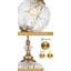 Ensemble de 2 luminaires suspendus en verre antiques, luminaires de cuisine suspendus au-dessus de l'évier
