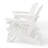 Outdoor Poly Adirondack Chair Set With Connecting Tray & Cup Holder-1226531866