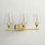 Castonguay 3-Light Dimmable Gold Vanity Light