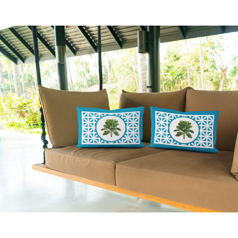  Coussin intérieur / extérieur Lumbar, Turquoise