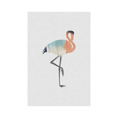 Pastel Flamingo by Orara Studio - Wrapped Canvas Painting